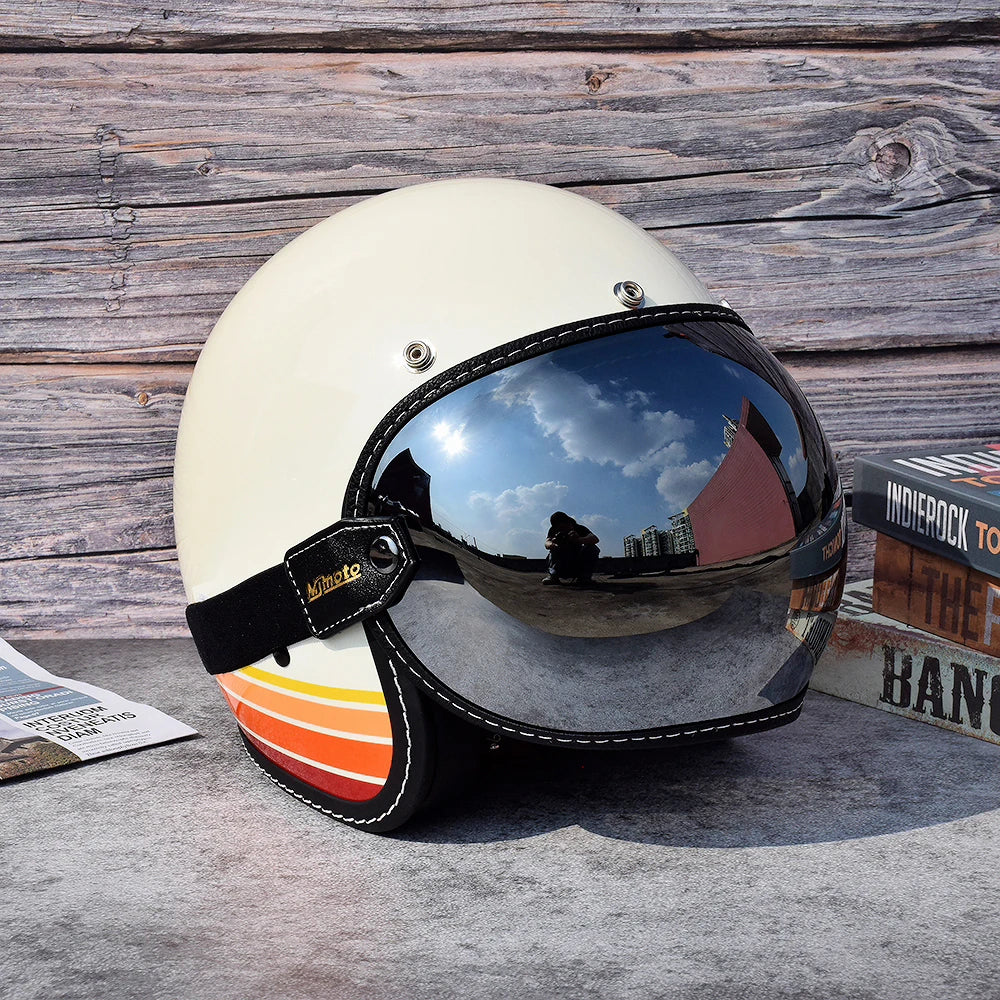 Visière Bulle Solaire Universelle pour Casque Jet - Anti-UV - vue 2