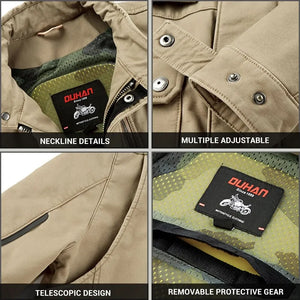 Blouson moto homme noir avec protections - vue 6