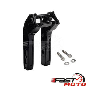 Risers de guidon noirs en aluminium pour moto Harley-Davidson - vue 22