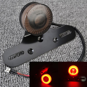 Feu arrière stop LED rond pour Harley Sportster - vue 1