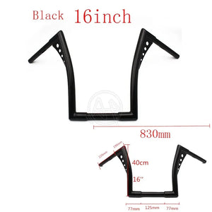 Guidon ape hanger à goussets pour Harley Softail, Dyna et Sportster - vue 9
