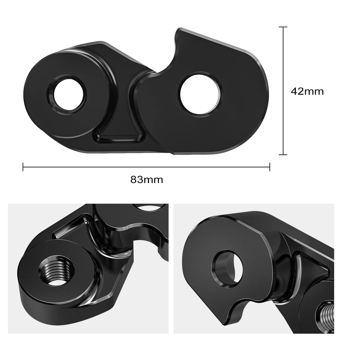 Kit de Rehausse d'Amortisseur Arrière 1 Pouce (Lift Riser) Aluminium 7075 - Harley-Davidson Street Glide, Road King 2017-2024 – photo 2/7