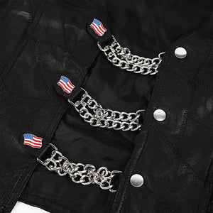 Lot de 4 extensions métalliques pour gilet de moto - vue 5