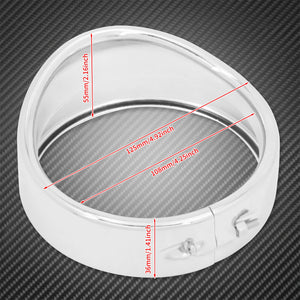 Anneaux de Finition Chromés pour Feux Additionnels 4,5" - Harley-Davidson Touring – photo 3/9