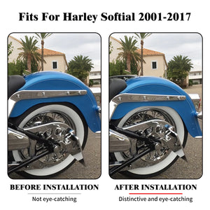 Kit de suspension pneumatique arrière avec compresseur pour Harley-Davidson Softail - vue 2