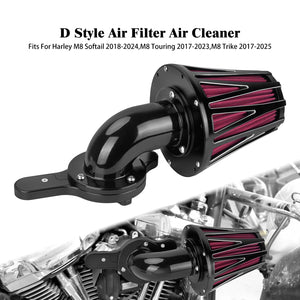 Filtre à air CNC gris et rouge pour moteur Harley-Davidson - vue 13