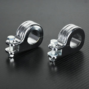 Colliers de fixation 32mm pour repose-pieds sur barre de protection - Harley Touring, Sportster XL et autres – photo 4/8