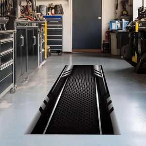 Tapis de sol garage style cyber antidérapant et résistant à l'usure – photo 4/7