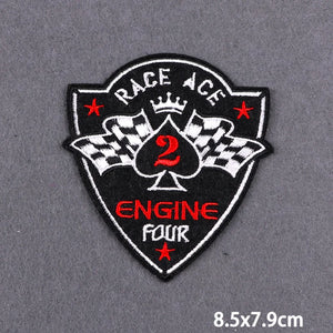 Écusson brodé Live To Ride motard punk à coudre ou repasser sur veste - vue 32