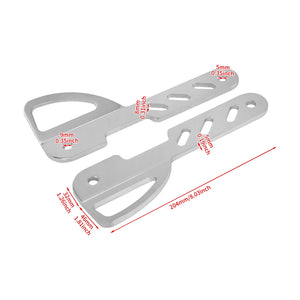 Supports d'arrimage avant chromés pour Harley-Davidson Touring - vue 6