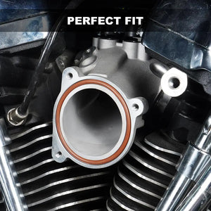 Pipe d'admission 57 mm alu pour Harley M8 - vue 5