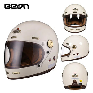 Casque moto intégral rétro - vue produit - vue 5