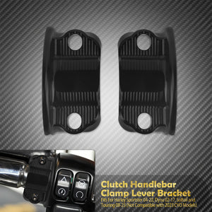 Support de maître-cylindre frein/embrayage pour guidon en aluminium - Harley Sportster, Dyna, Softail et Touring – photo 8/9