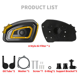Filtre à air moto coloré haute performance pour Harley-Davidson - vue 6