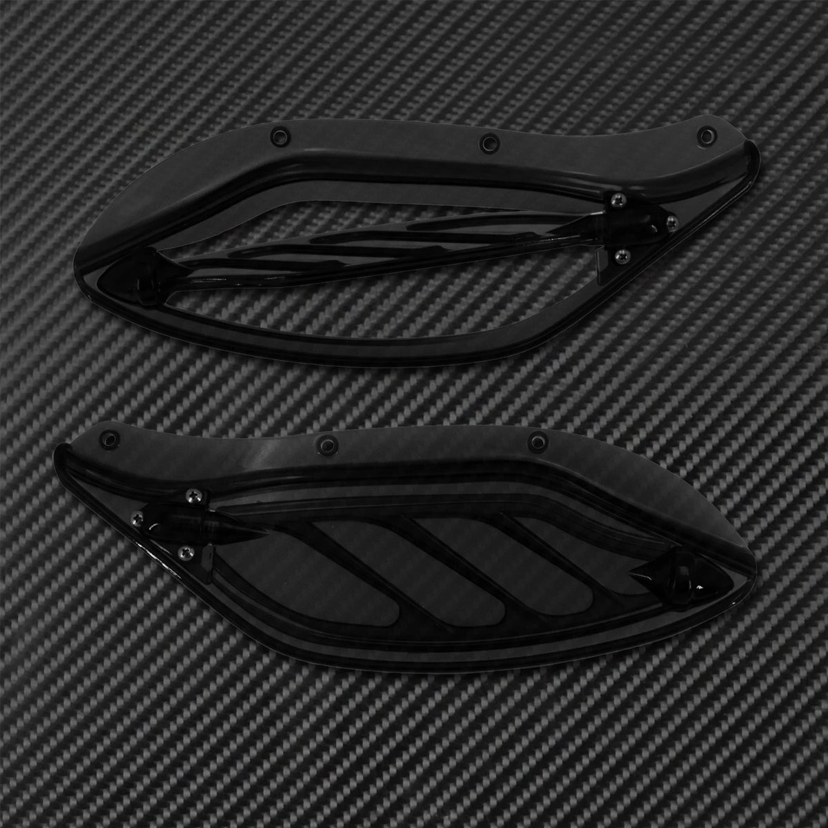 Déflecteurs d'Air Latéraux pour Pare-brise (Side Wings) - Harley-Davidson Touring 1996-2013 – photo 2/6