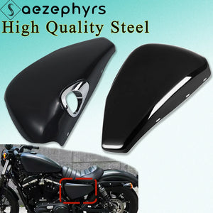 Cache Latéral de Batterie (Gauche ou Droite) Acier - Harley-Davidson Sportster 883/1200 2004-2013 – photo 1/8