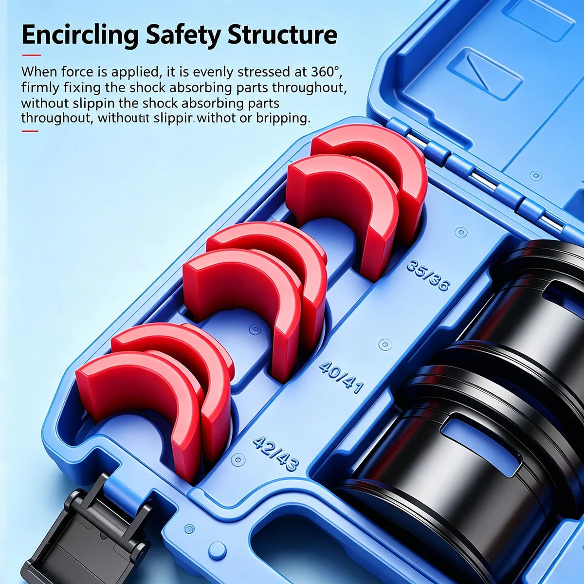 Kit d'outils pour joints spi de fourche de moto - vue 2