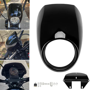 Carénage de phare ABS pour Harley Dyna et Sportster - vue 1