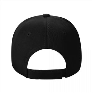 Casquette baseball noire motif tête de mort - vue de face - vue 4