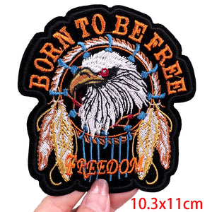 Écusson brodé style biker moto hippie punk - vue 10