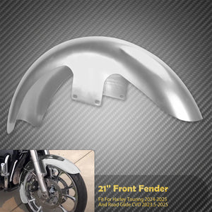 Garde-Boue Avant 21" Fer Brut à Peindre - Harley-Davidson Touring 2024 – photo 7/7