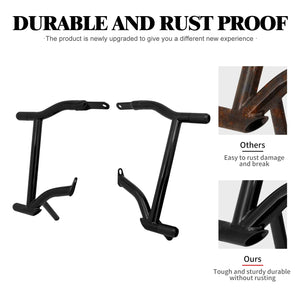 Barres de Protection Arrière pour Sacoches (Guard Rails) Noires - Harley-Davidson Touring Electra Glide, Street Glide, Road Glide, Road King 1996-2008 – photo 2/6