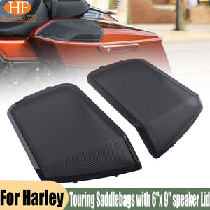 Grilles maillées de haut-parleurs 6x9" pour sacoches cavalières Harley-Davidson Touring 1994-2013 - vue 1