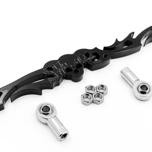 Tringlerie de sélecteur chromée motif tête de mort - Harley Softail, Dyna Wide Glide, Touring – photo 5/8