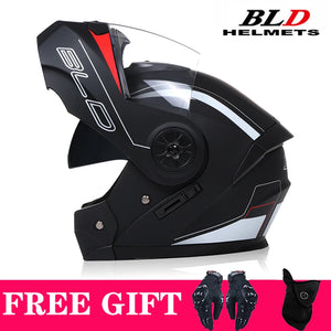 Casque moto modulable rétro double écran - vue - vue 11