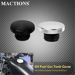 Bouchon de Réservoir Décoratif Ventilé - Harley-Davidson Sportster XL 1992 et +, Dyna 1992-2017, Softail 2000-2017, Touring Road King 1994 et + – photo 1/8