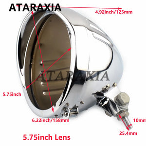 Coque de phare 5,75 pouces pour Harley - vue 4