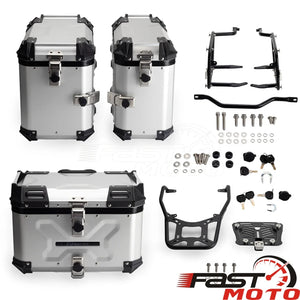 Top case et sacoches latérales en aluminium noir pour Harley Pan America - vue 9