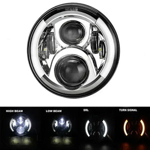 Phare LED 7 pouces pour Harley Softail - vue 15
