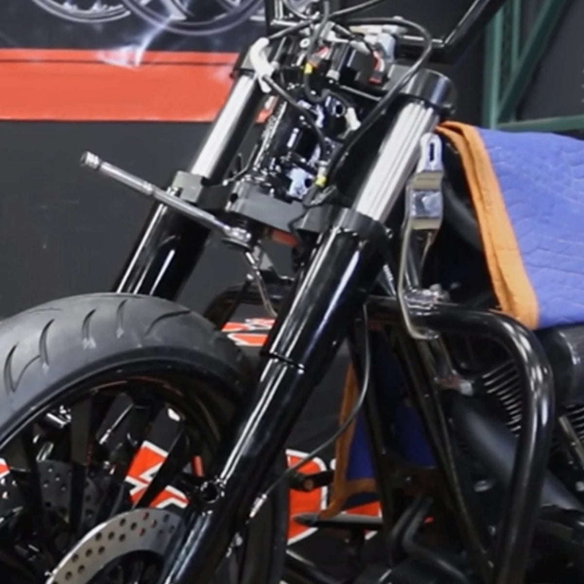 Kit de té de fourche supérieur et inférieur (roues 21'' et 23'') pour Harley-Davidson Touring Street Glide, Electra Glide FLHT/FLHX (1997-2023)