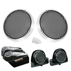 Grille chromée de protection haut-parleur pour carénage de Harley-Davidson Touring - vue 7