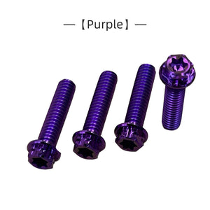 Boulons de Collier de Levier d'Embrayage Titane pour Harley Touring, Softail, Dyna – photo 9/12
