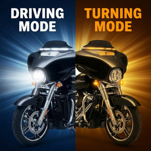 Garniture LED de contour de pare-brise avec feux de jour pour Harley Touring - vue 3