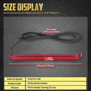 Feux LED de sacoche arrière avec clignotant séquentiel pour Harley-Davidson Touring 2023.5-2025 – photo 6/8