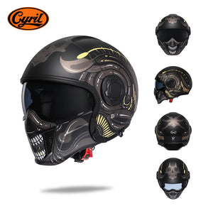Casque moto modulable homme, vue de trois quarts - vue 16