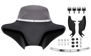 Carénage batwing avec pare-brise fumé pour Harley-Davidson Fat Boy - vue 8