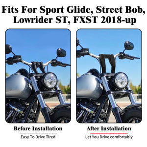 Rehausseurs de guidon 6"/8"/10" avec collier - Harley-Davidson Softail 2018 et plus – photo 2/17