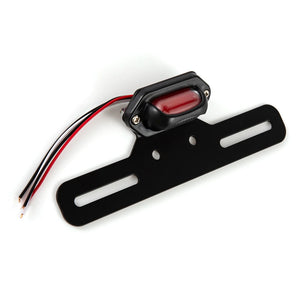 Feu arrière LED avec éclairage de plaque pour Harley custom - vue 4