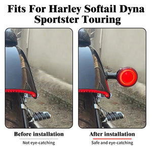 Inserts de clignotants LED 1157 pour Harley Touring Softail - vue 3