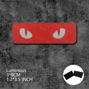 Écusson tactique phosphorescent yeux de chat - vue 51