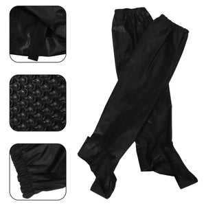 Pantalon de pluie moto imperméable avec couvre-bottes - Homme/Femme
