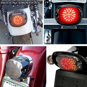 Feu arrière LED fumé pour Harley Softail - vue 2