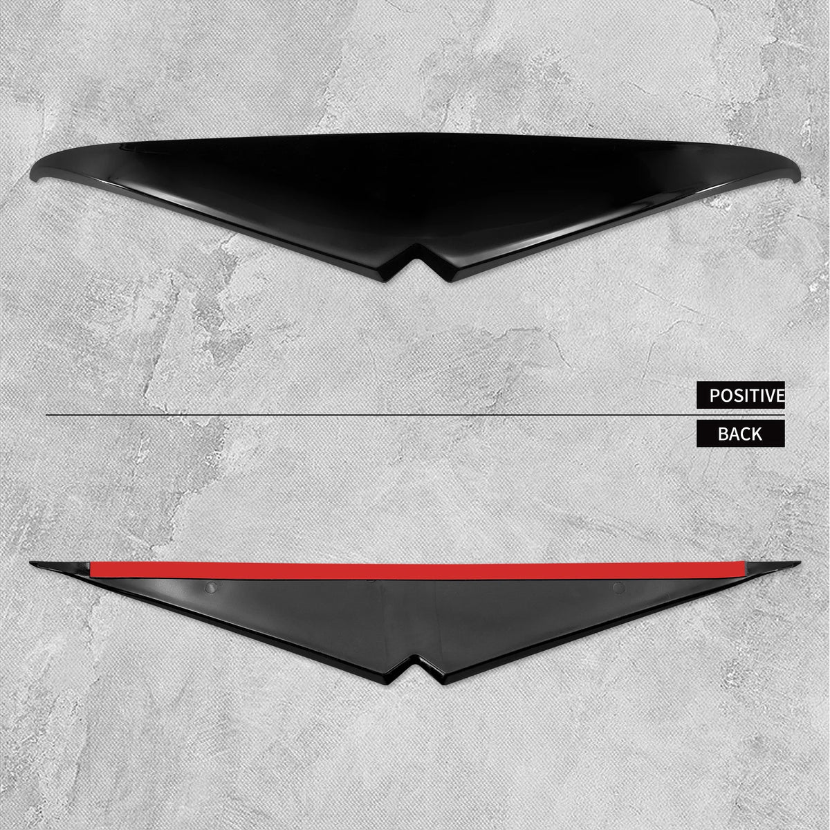 Visière de phare en ABS noir brillant pour Harley-Davidson Road Glide 2015 et plus