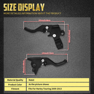 Levier de frein et d'embrayage réglable pour guidon - Harley Touring Ultra Limited, Road Glide, Electra Glide, Street Glide 2009-2013 – photo 5/10