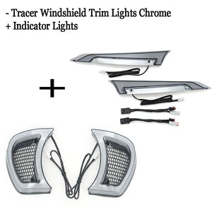 Feux décoratifs de pare-brise LED avec feu de jour et clignotant pour Harley Road Glide - vue 6