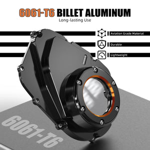 Carter de came transparent bicolore pour Harley Touring et Softail - vue 4